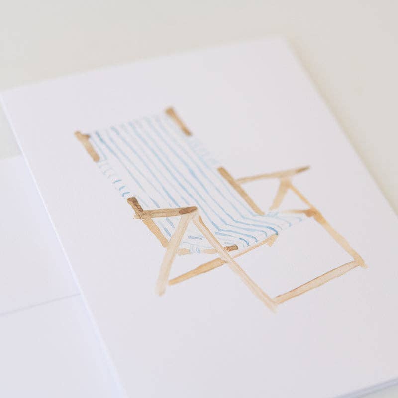 Beach Chair Note Card