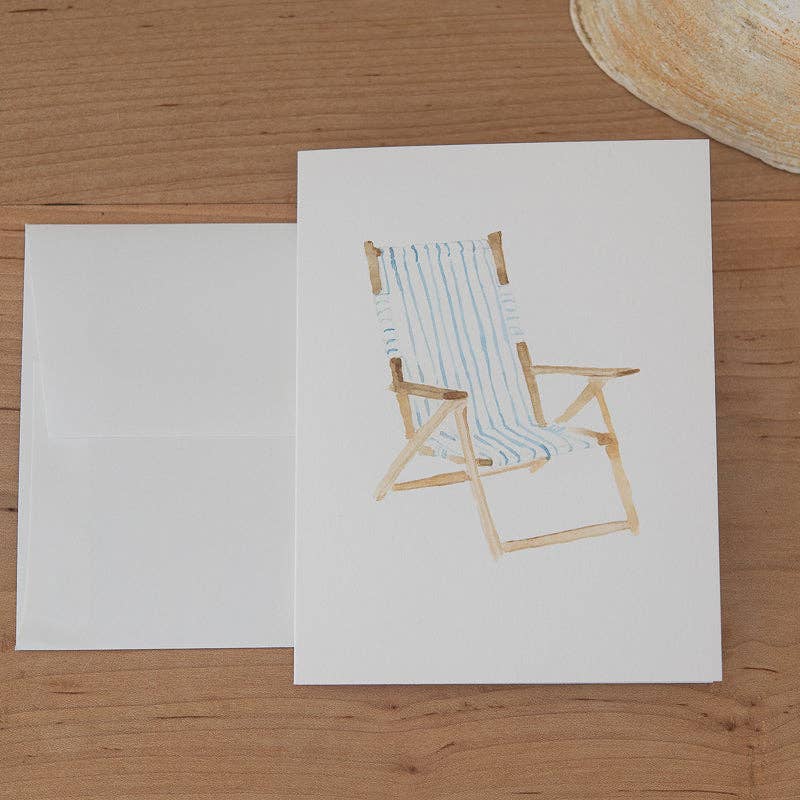 Beach Chair Note Card