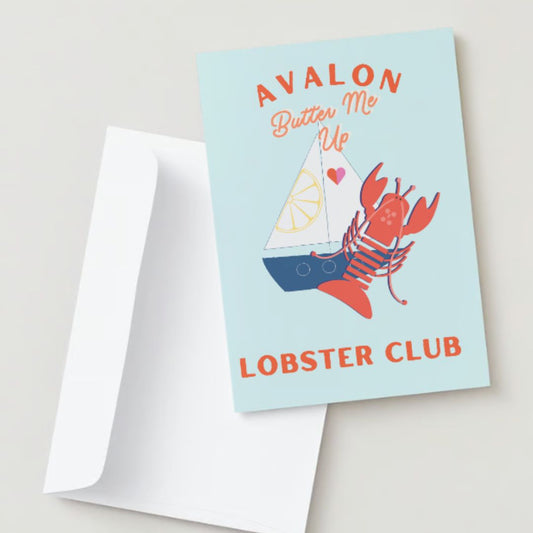 Avalon Lobster Club - Greeting Card