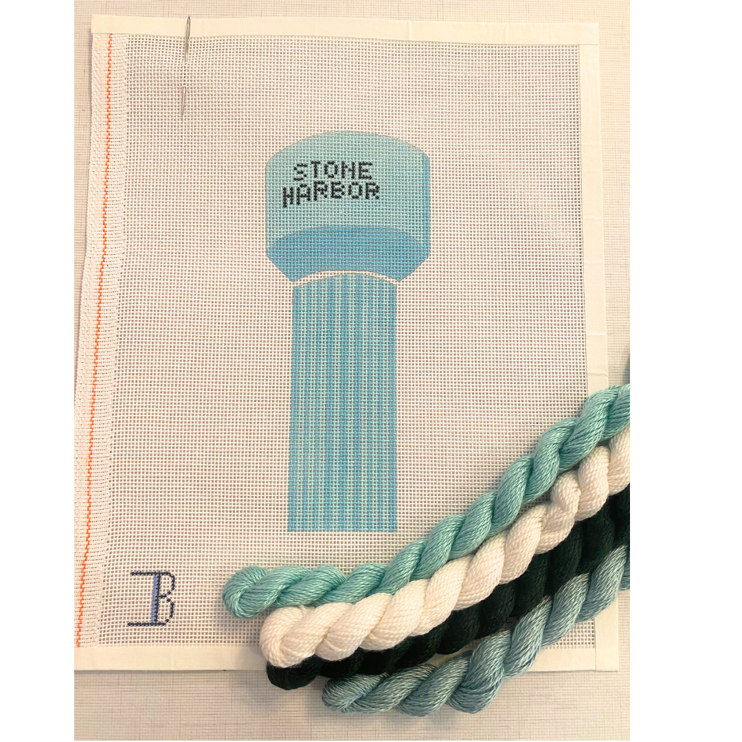 Stone Harbor Water Tower - Needlepoint Kit