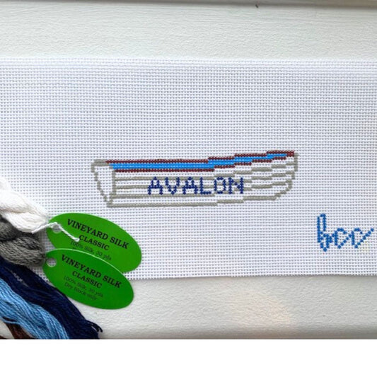 Avalon Lifeguard Boat - Needlepoint Kit