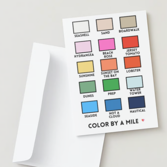 Color By A Mile - Greeting Card