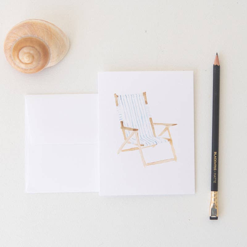 Beach Chair Note Card