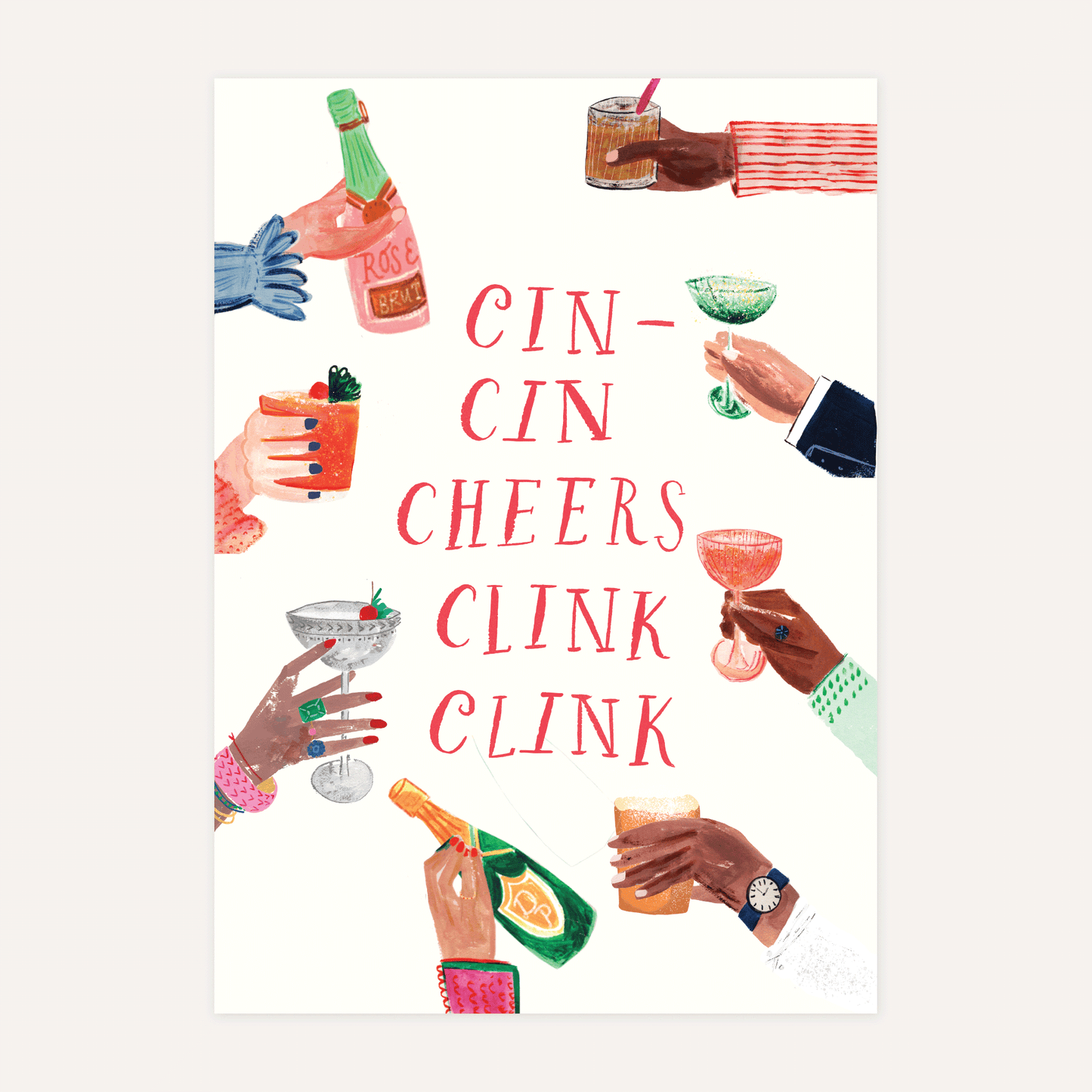 Cin Cin - Congrats Greeting Card