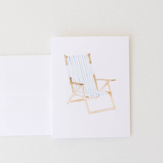 Beach Chair Note Card